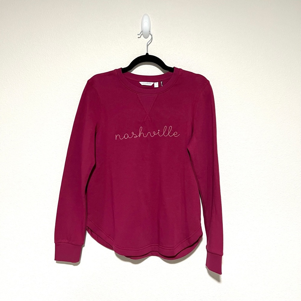 Nashville Embroidered Sweatshirt, Size Medium